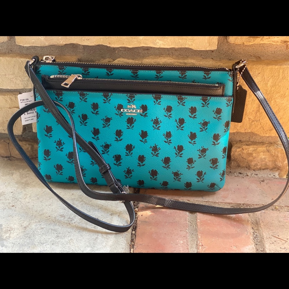 Coach crossbody in badlands print.